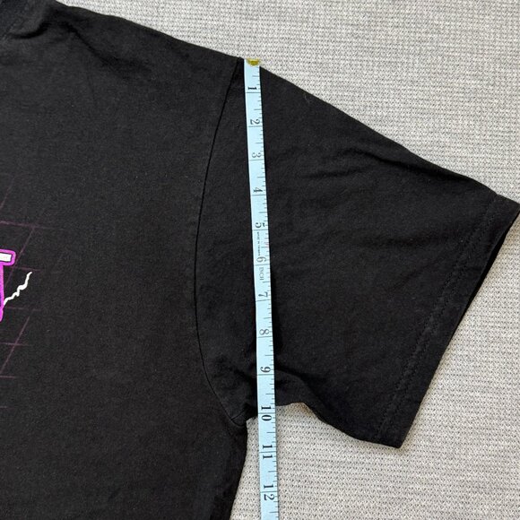 WWE WrestleMania 6 Graphic T-Shirt Black Ultimate Warrior Macho Man Mens Size XL - Picture 10 of 10